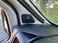 Fiat Ducato Hochtonaufnahme für Hertz MP28.3 ohne Bezug und Lautsprecher