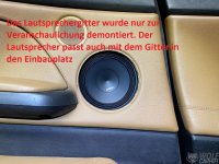 BMW E46 Cabrio 130mm Hecklautsprecher Lautsprecher Adapter