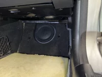 Mercedes SLK SLC R171 & R172 20cm Fußraumsubwoofer