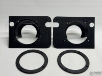 Porsche 964, 993, G Model Montageplatte 130mm mit Adapter für original Gitter