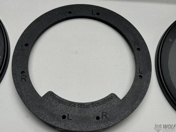 Porsche 964, 993, G Model Bohrschablone für 165mm Montageplatte