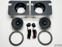 Porsche 993 Helix Lautsprecherset mit Lautsprecheradapter