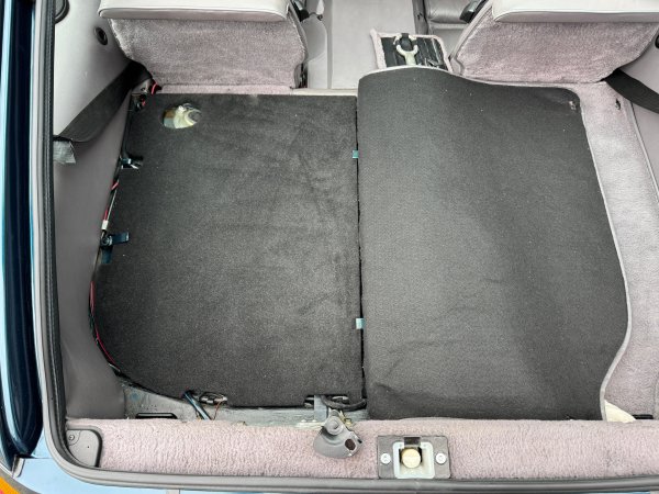 Porsche 928 Holz Abdeckung für Reserveradumlde