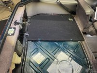 Porsche 928 Holz Abdeckung für Reserveradumlde