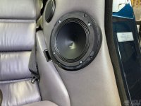 Porsche 928 Lautsprecheradapter für 165mm Tieftöner hinten lackiert