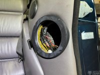 Porsche 928 Lautsprecheradapter für 165mm Tieftöner hinten unlackiert