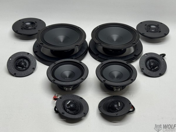 Porsche 928 Lautsprecher Komplettset Front Heck und Tieftöner