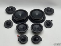 Porsche 928 Lautsprecher Komplettset Front Heck und...