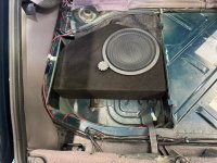 Porsche 928 Reseverad Subwoofer 25cm geschlossen