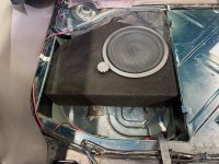 Porsche 928 Reseverad Subwoofer 25cm geschlossen