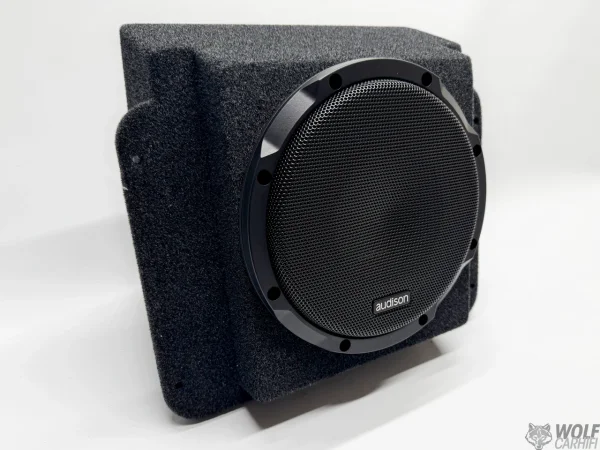 BMW E46 Cabrio Subwoofer und Skisackabdeckung mit Audison APS 8D