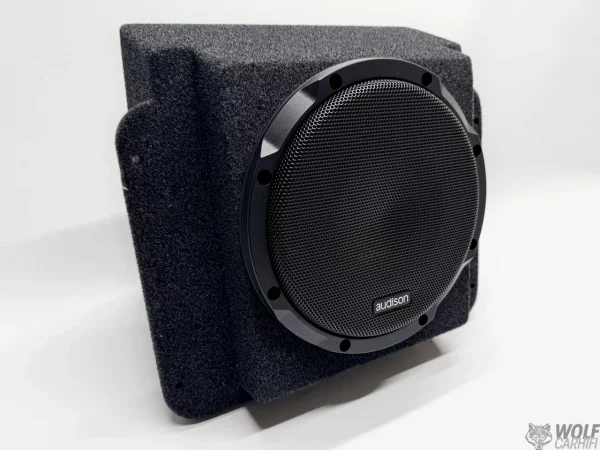 BMW E46 Cabrio Subwoofer und Skisackabdeckung mit Audison APS 8D