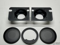 Porsche 964, 993, G Model Montageplatte 165mm mit Gitter...