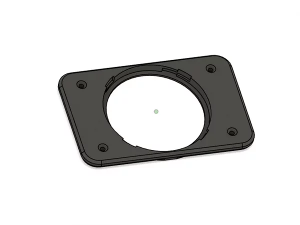 Porsche 964 Lautsprecheradapter für Helix Compose Ci3/Ci7 100mm Hecksystem Hutablage