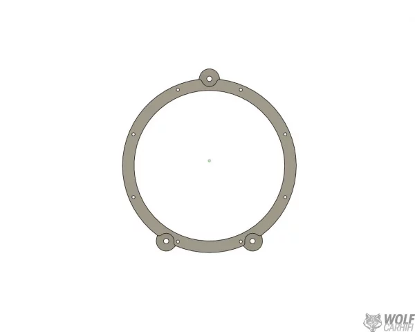 Renault Twingo2 Lautsprecheradapter Tuer 165 Tmax61 Dmax86