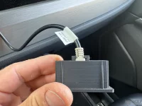 VW T6 (und andere) Halter für eine USB-A Buchse im Handschuhfach