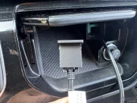 VW T6 Halter für eine USB-A Buchse über dem Zigarettenanzünder