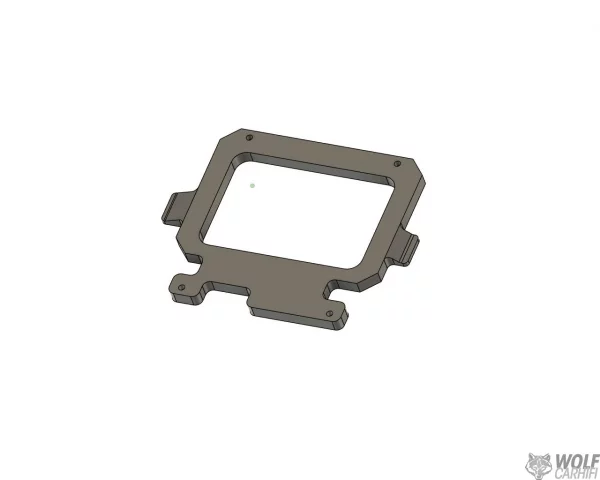 Endstufenhalter VW T7 für UP8 hinter Handschuhfach