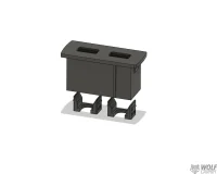 MB Vito V447 Halter für Doppel USB-A Buchsen im...